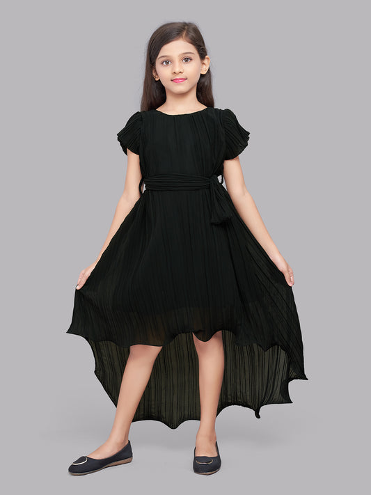 Pink Chick Black High Low Dress