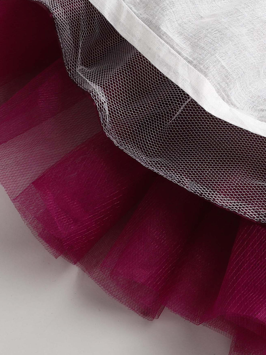 Wine Fur  Party  Frock