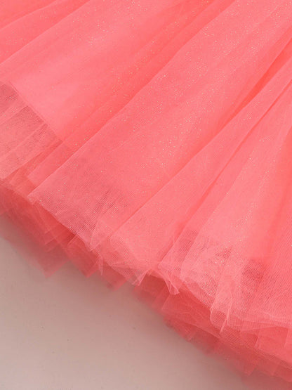Pretty Coral Peach    Gown