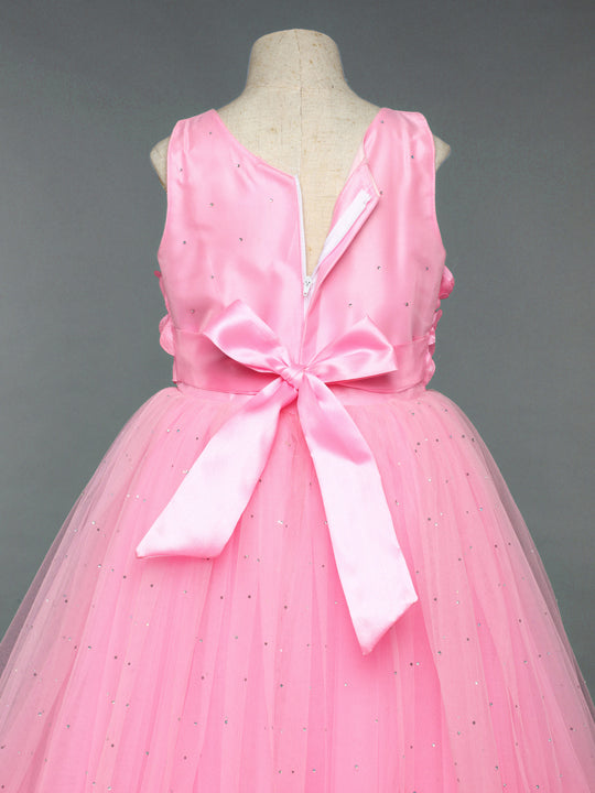 Lovely  Pink Flower Gown