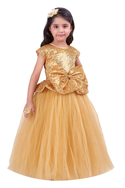 Gold Sequins Tutu Gown