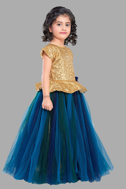 Sequins Marine Gown