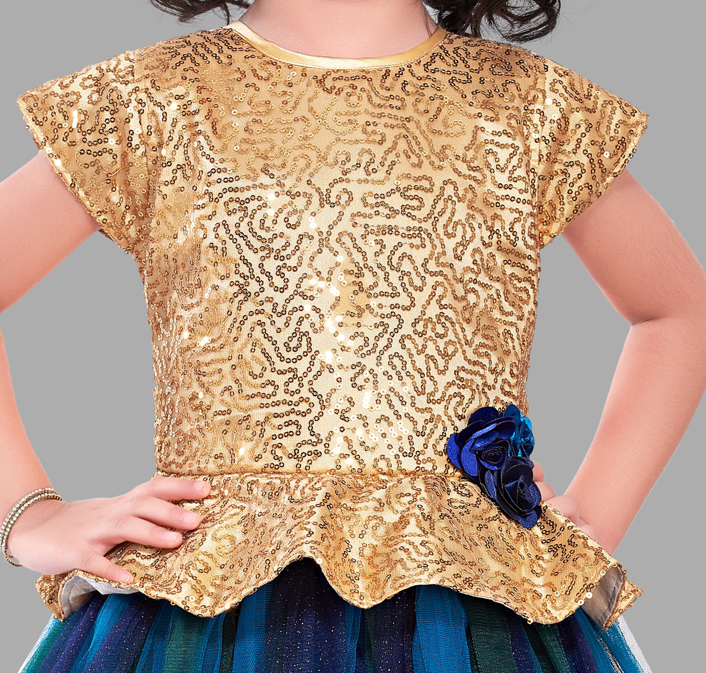 Sequins Marine Gown