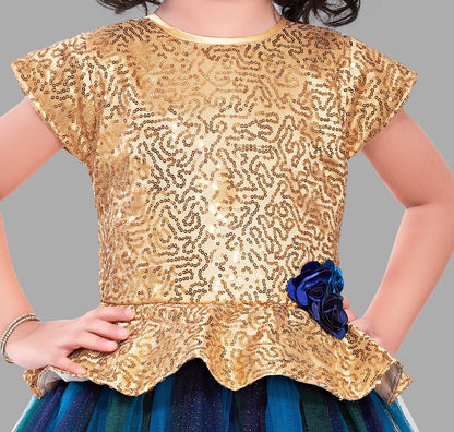 Sequins Marine Gown