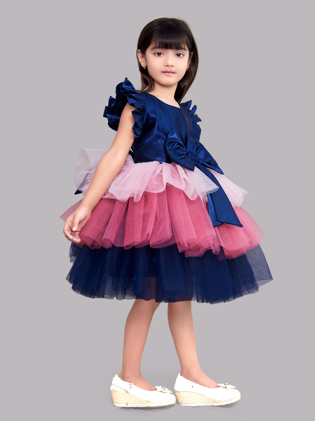 Girls Party Wear Layered Frock at Rs 299/piece | Parvat Patiya | Surat |  ID: 18567855262