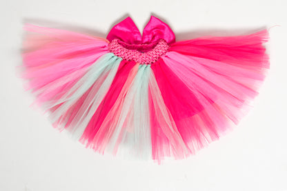 Colorful  Tutu Skirt with Bow