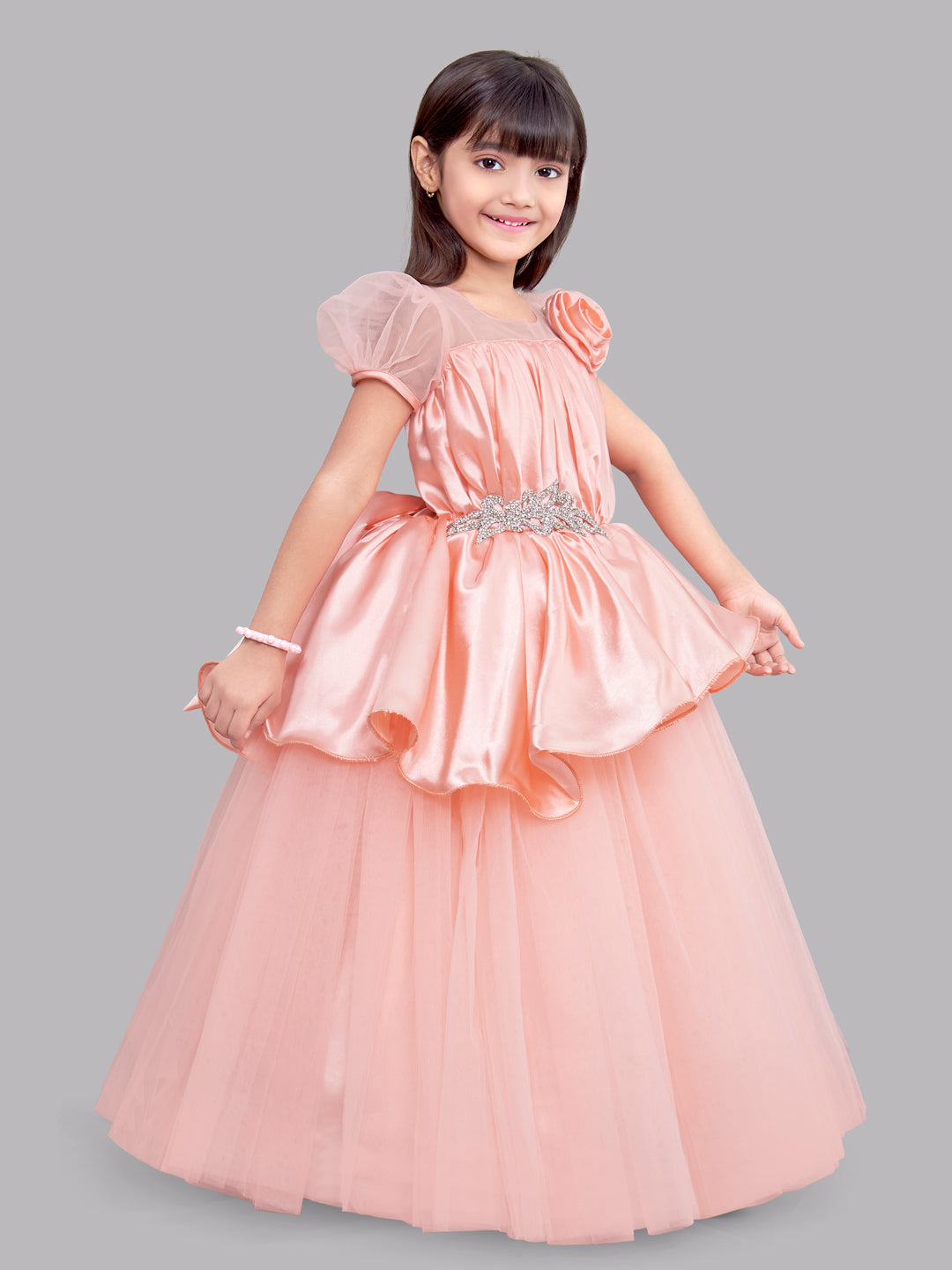 Buy Cream Dresses & Frocks for Girls by PINK CHICK Online | Ajio.com