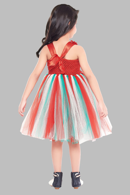 Christmas Mania Floral Tutu Dress
